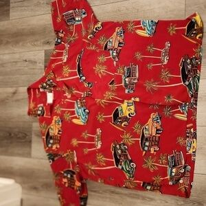 Vintage Surfing Button Up Shirt